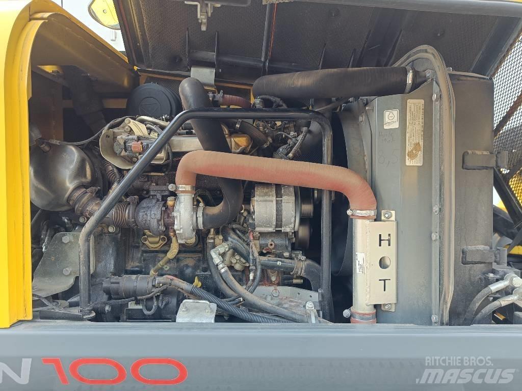 Wacker Neuson EW 100 Gumikerekes kotrók