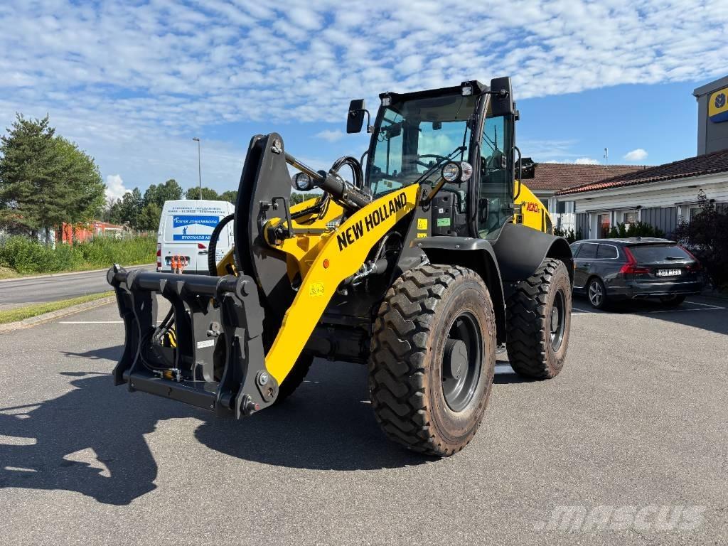 New Holland W 100 Gumikerekes homlokrakodók