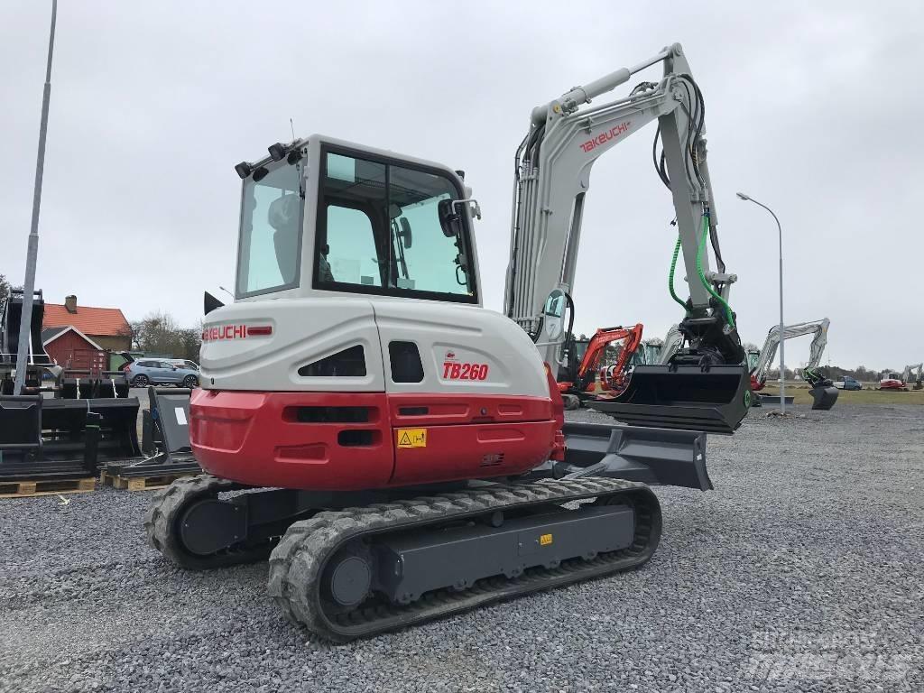 Takeuchi TB260 Mini kotrók < 7t