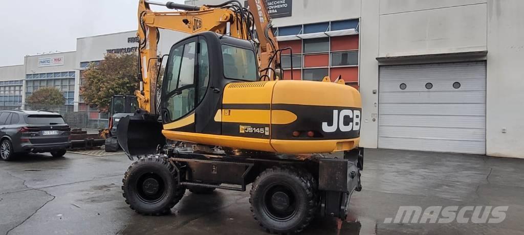 JCB JS 145 W Gumikerekes kotrók