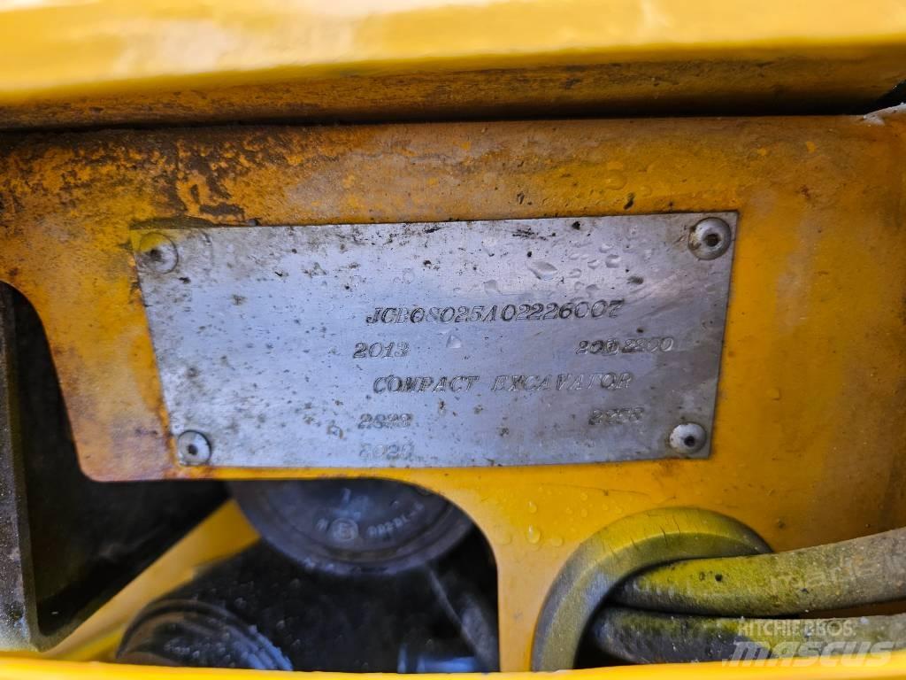JCB 8025 ZTS Mini kotrók < 7t