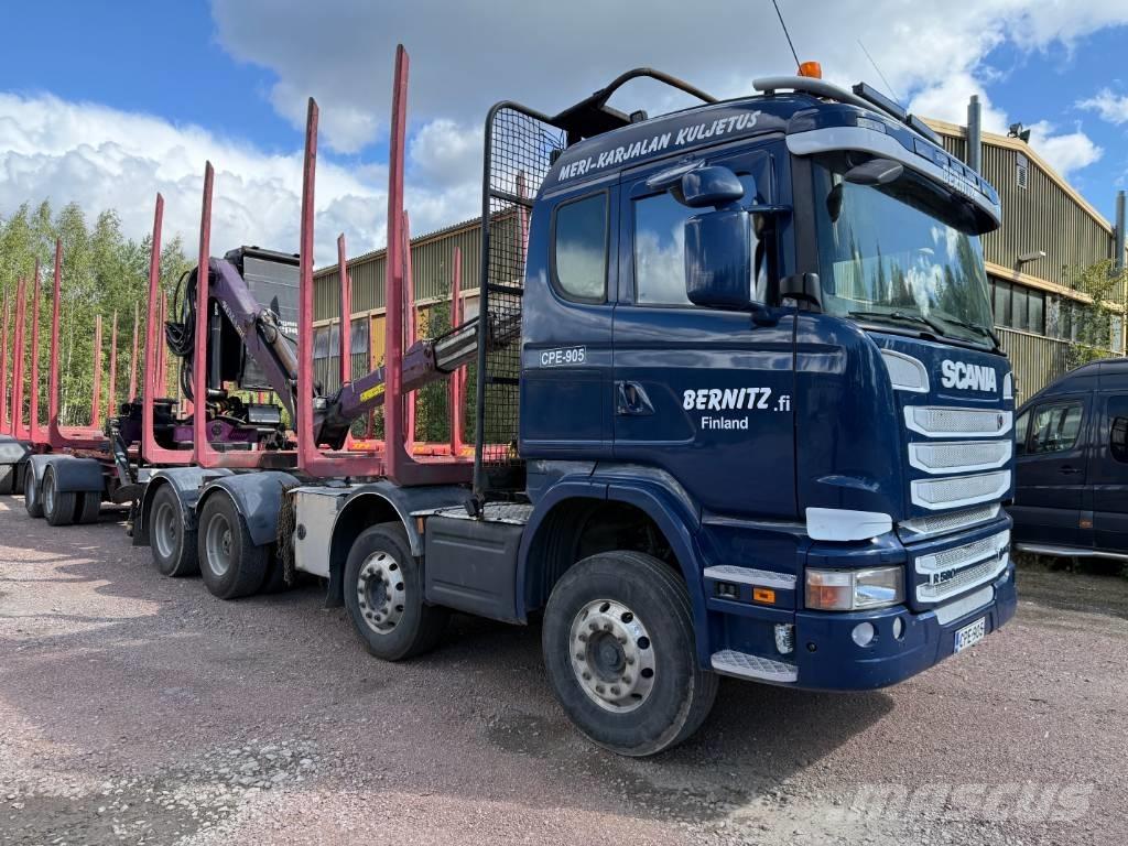 Scania R 580 Rönkszállító teherautók