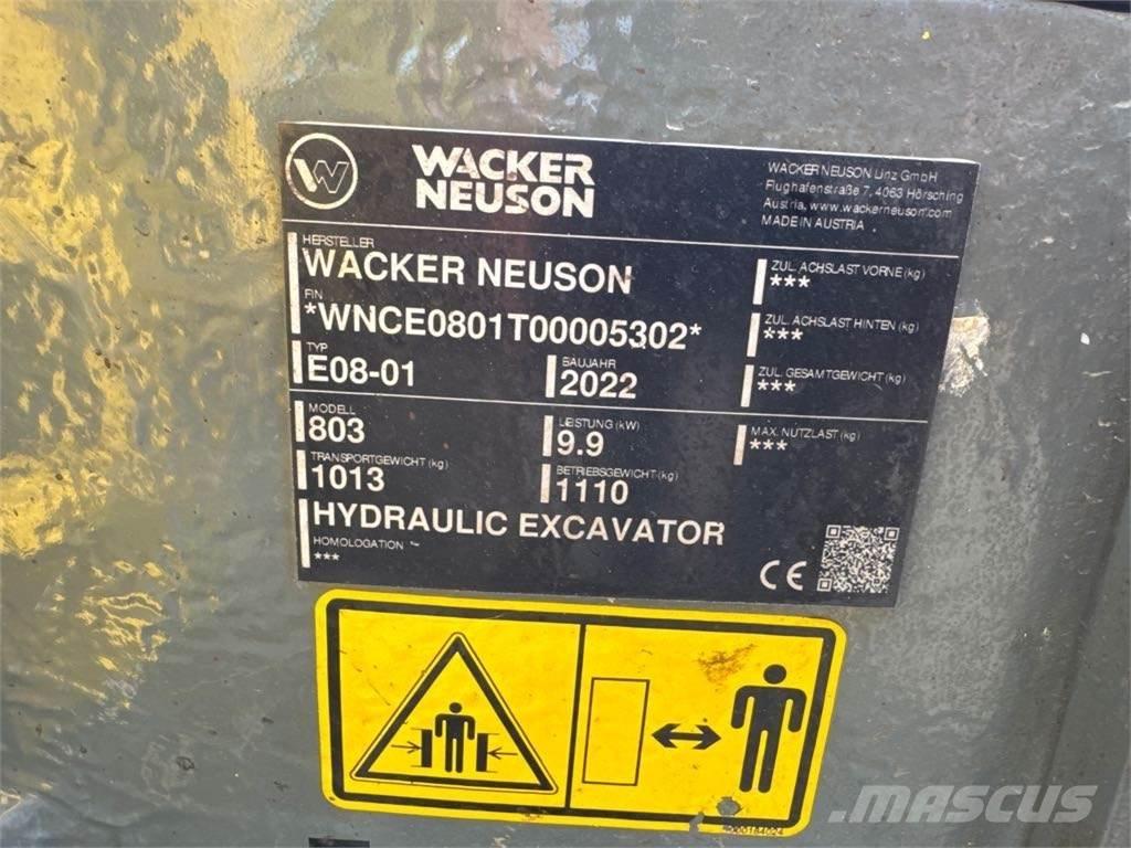 Wacker Neuson 803 Lánctalpas kotrók