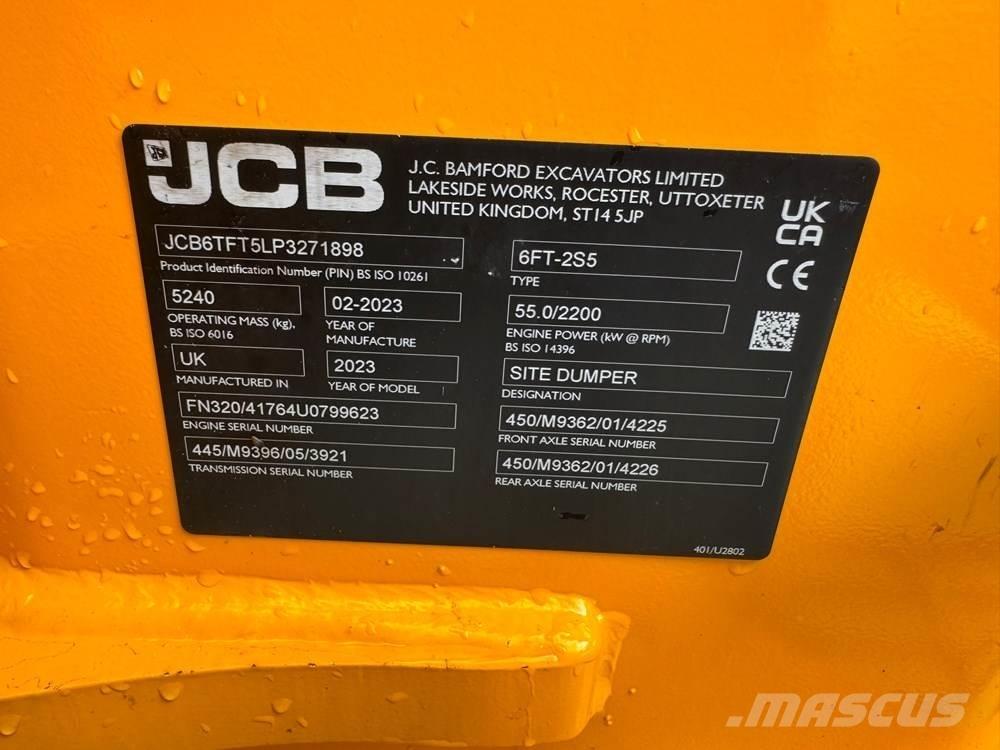 JCB 6T-2FT Mezei dömperek