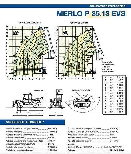 Merlo P35.13EVS Teleszkópos rakodók