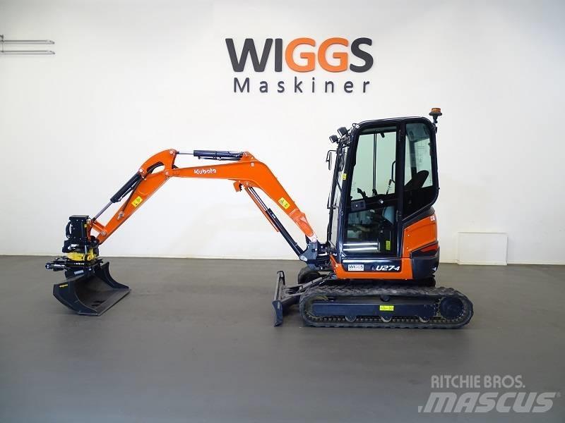 Kubota U 27-4 Mini kotrók < 7t