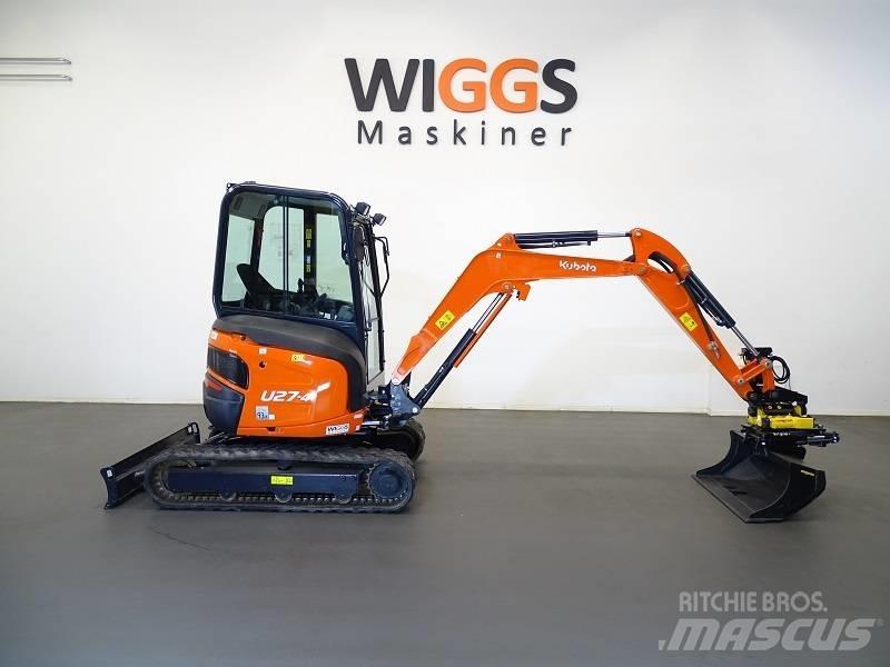Kubota U 27-4 Mini kotrók < 7t
