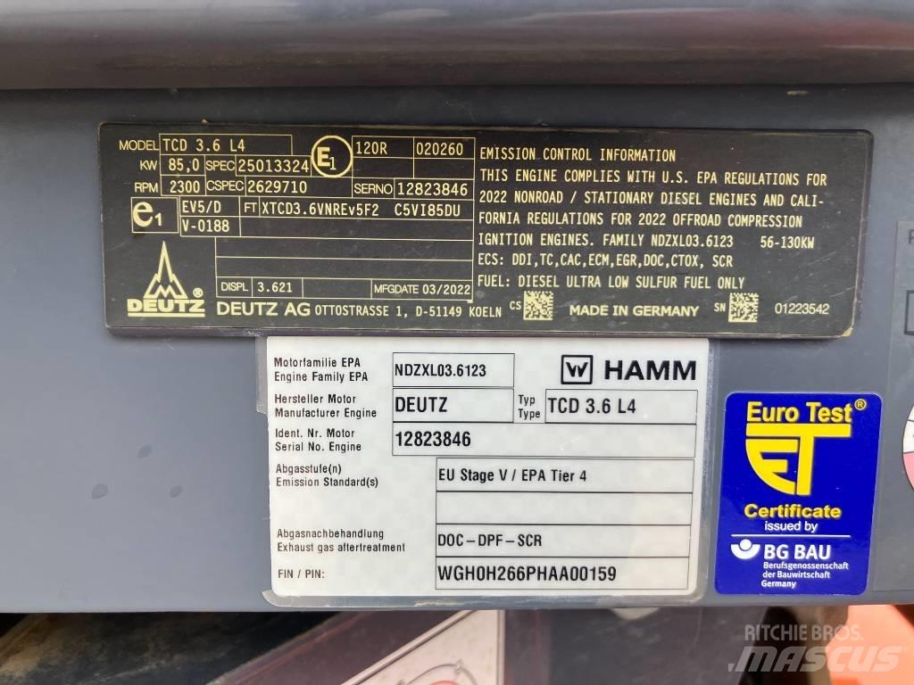 Hamm H12i Talajtömörítő gépek