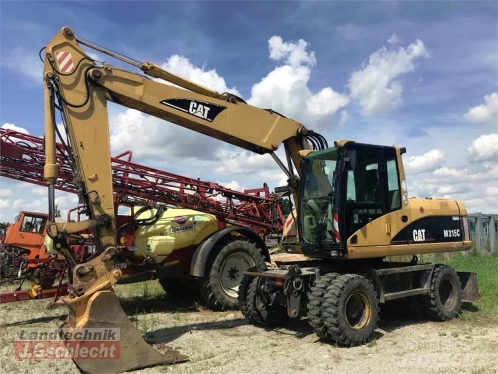 CAT m 315c Gumikerekes kotrók
