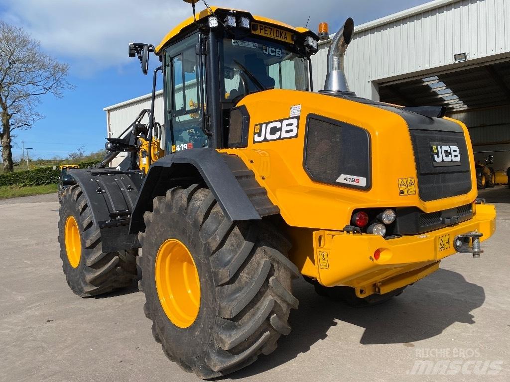 JCB 419 S Gumikerekes homlokrakodók