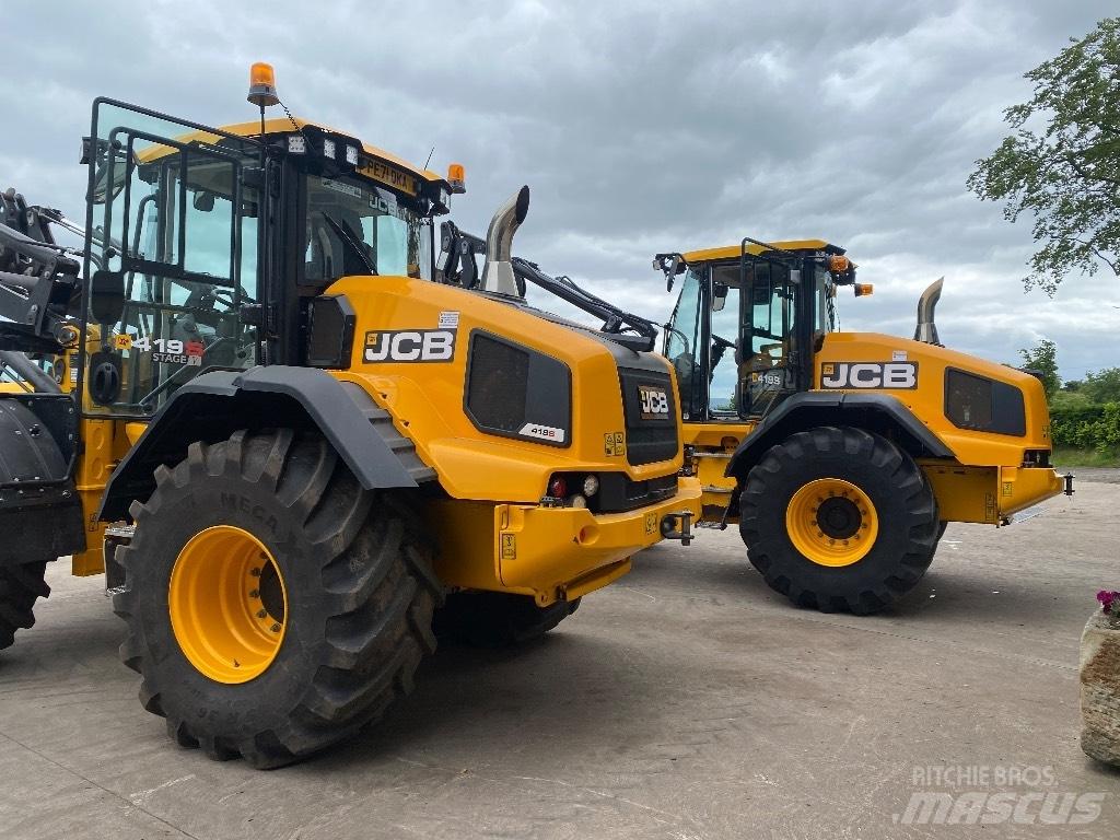JCB 419 S Gumikerekes homlokrakodók