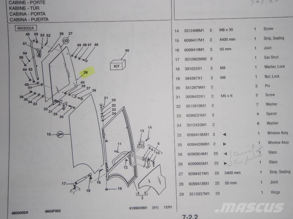 Fermec 860 Vezetőfülke és belső tartozékok