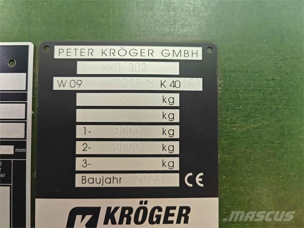 Kröger HKD 302 Billenő pótkocsik