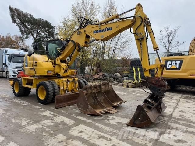 Komatsu PW 118 MR-8 Gumikerekes kotrók