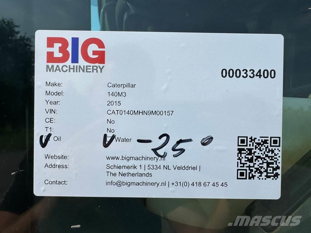 CAT 140M3 Gréderek