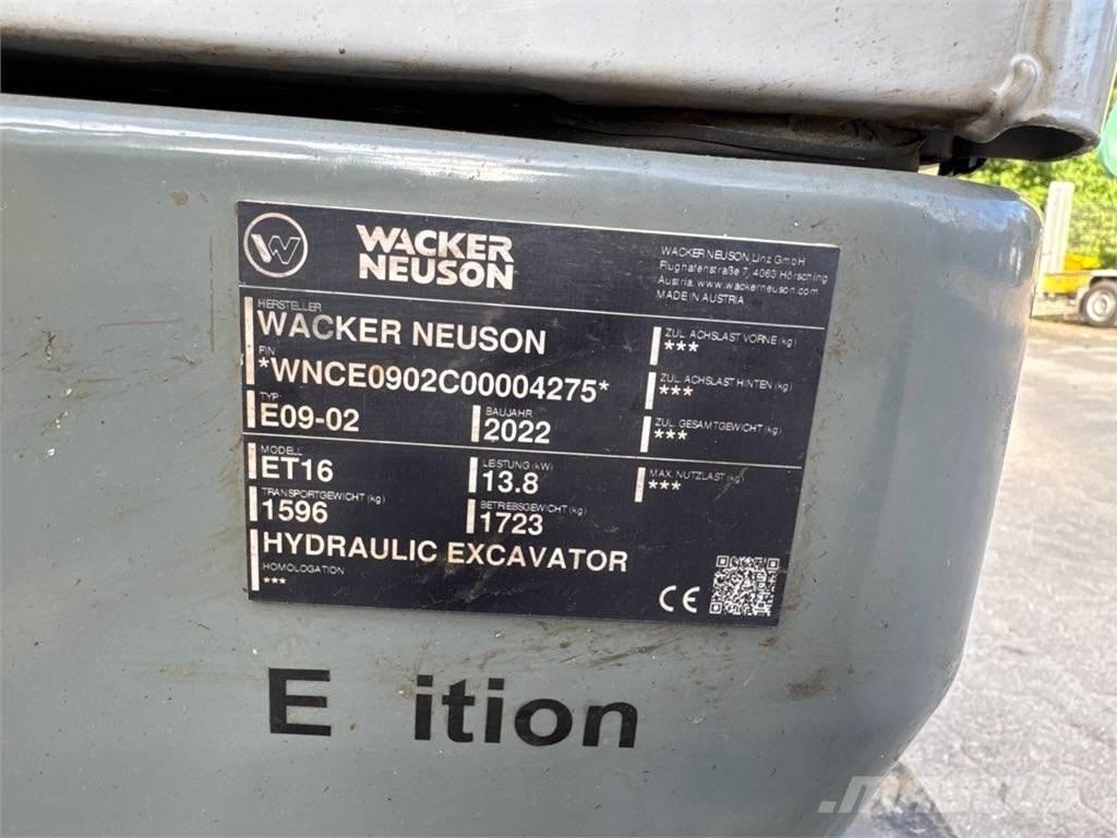 Wacker Neuson ET16 Lánctalpas kotrók