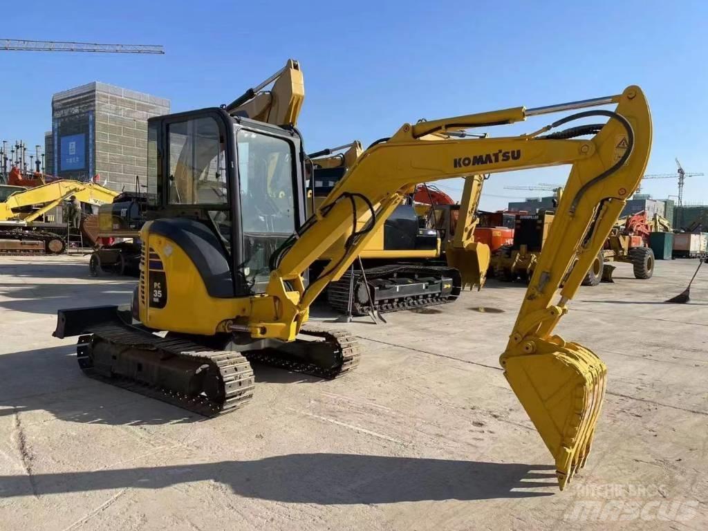 Komatsu PC 35 Mini kotrók < 7t