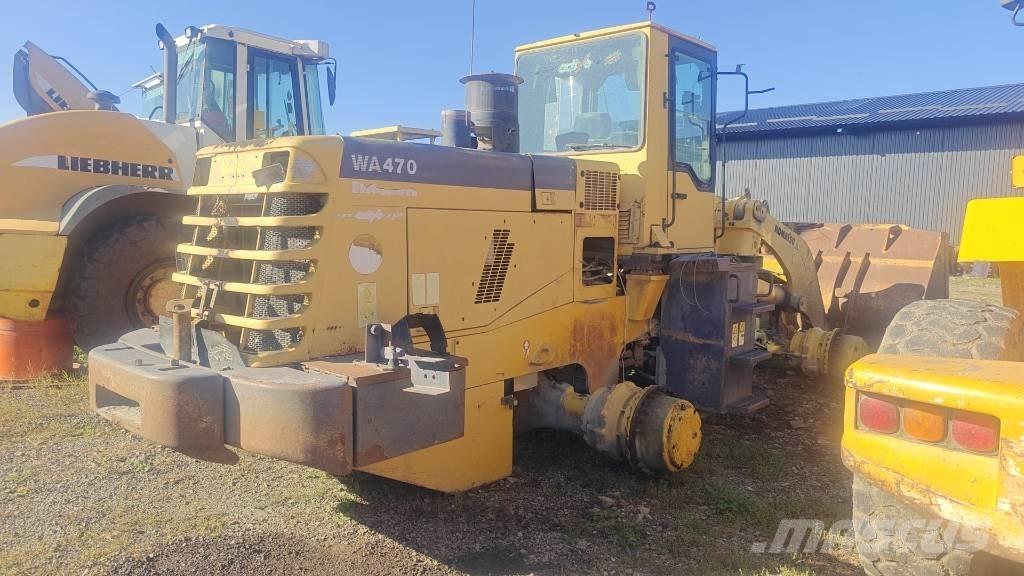 Komatsu WA 470-3H Gémek és dipperek
