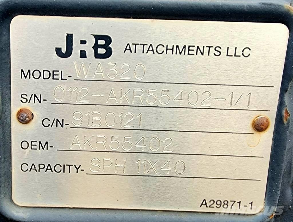 JRB Snow Plow WA320 Egyéb alkatrészek