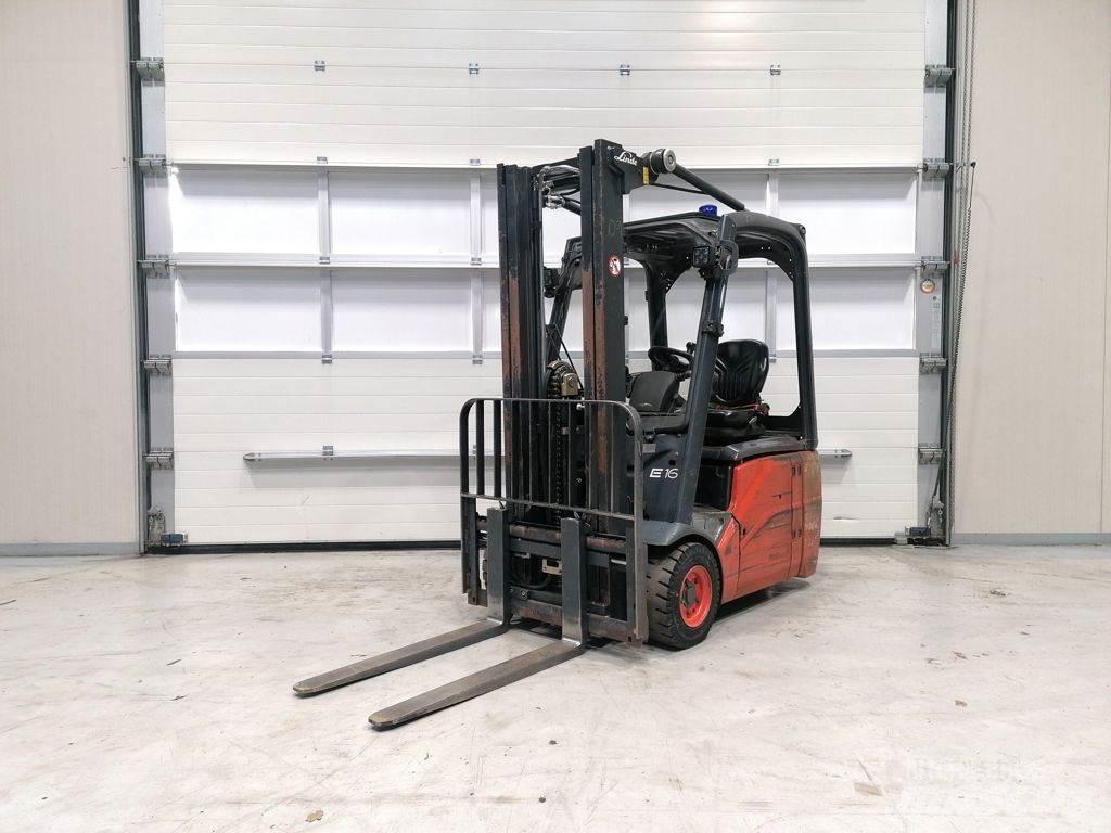 Linde E16C-01 Elektromos targoncák