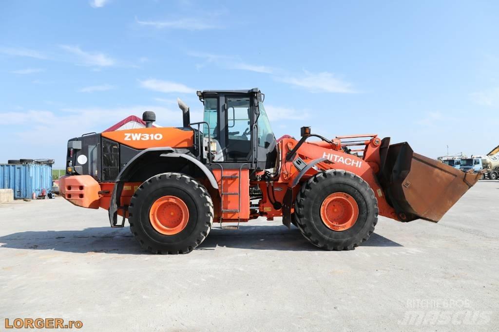 Hitachi ZW 310-5B Gumikerekes homlokrakodók