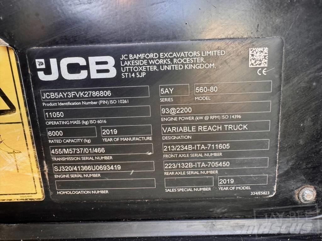 JCB 560-80 Teleszkópos rakodók