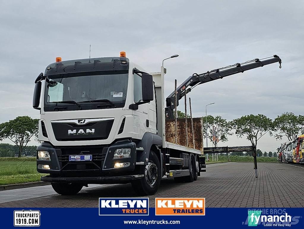 MAN 26.460 TGS Platós / Ponyvás teherautók