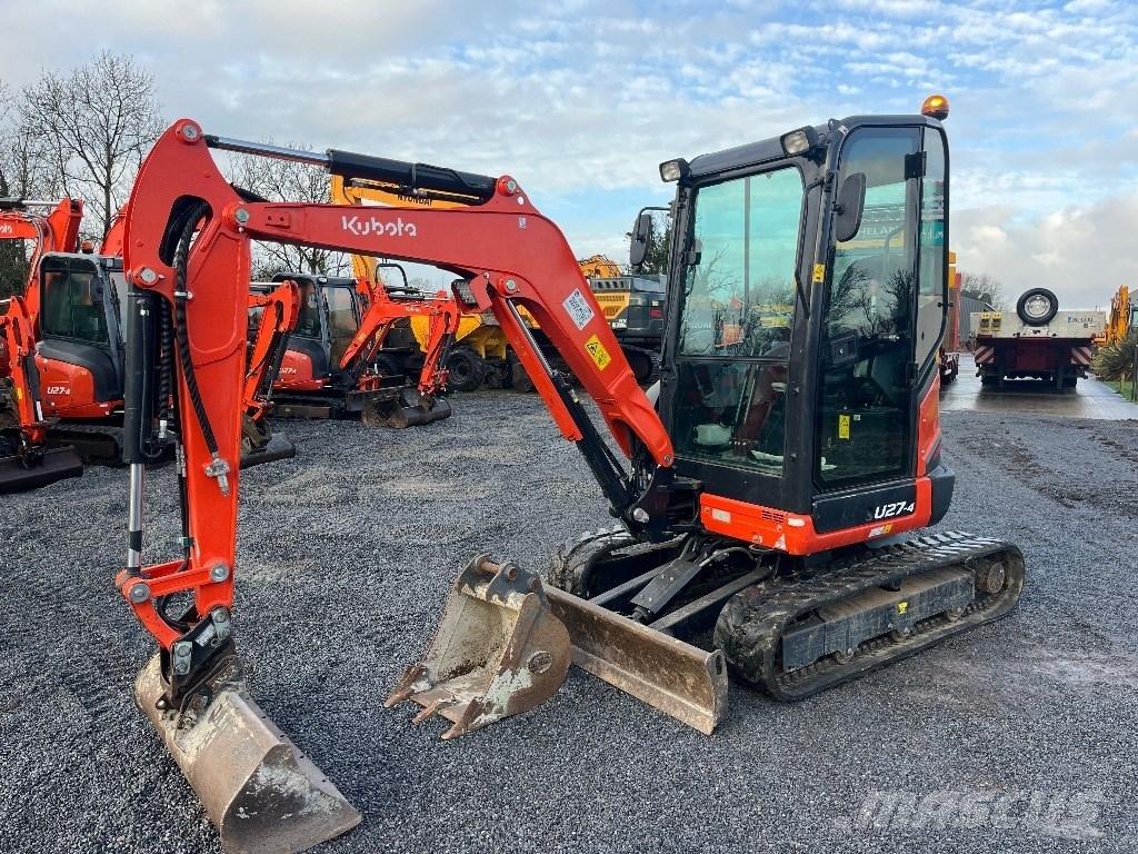 Kubota U 27-4 Mini kotrók < 7t