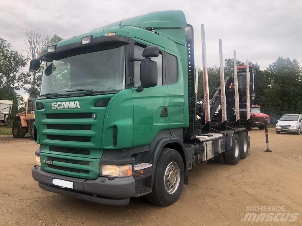 Scania R 480 Rönkszállító teherautók