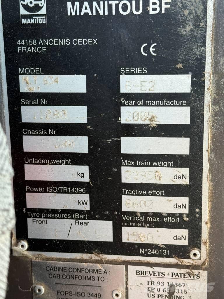 Manitou MLT 634-120 Teleszkópos rakodók