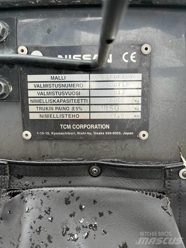 Nissan L1 F6 F70 Y Dízel targoncák