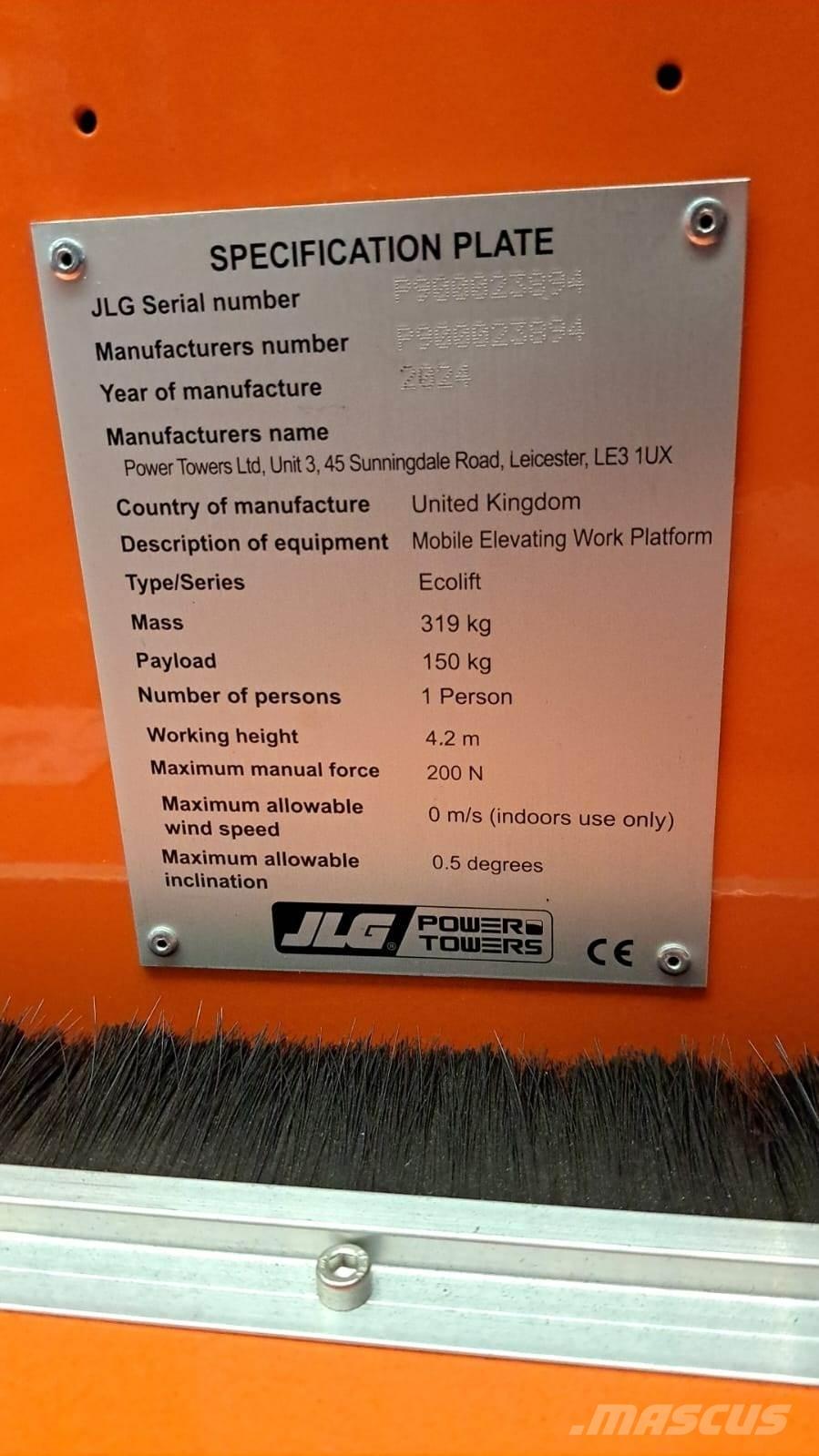 JLG Ecolift2.2 Egyéb felvonók és állványok