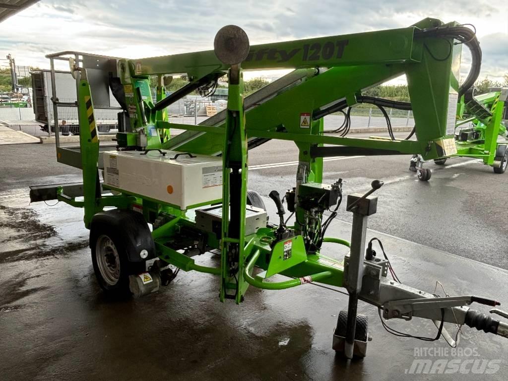 Niftylift 120 TET Pótkocsira szerelt emelők és állványok