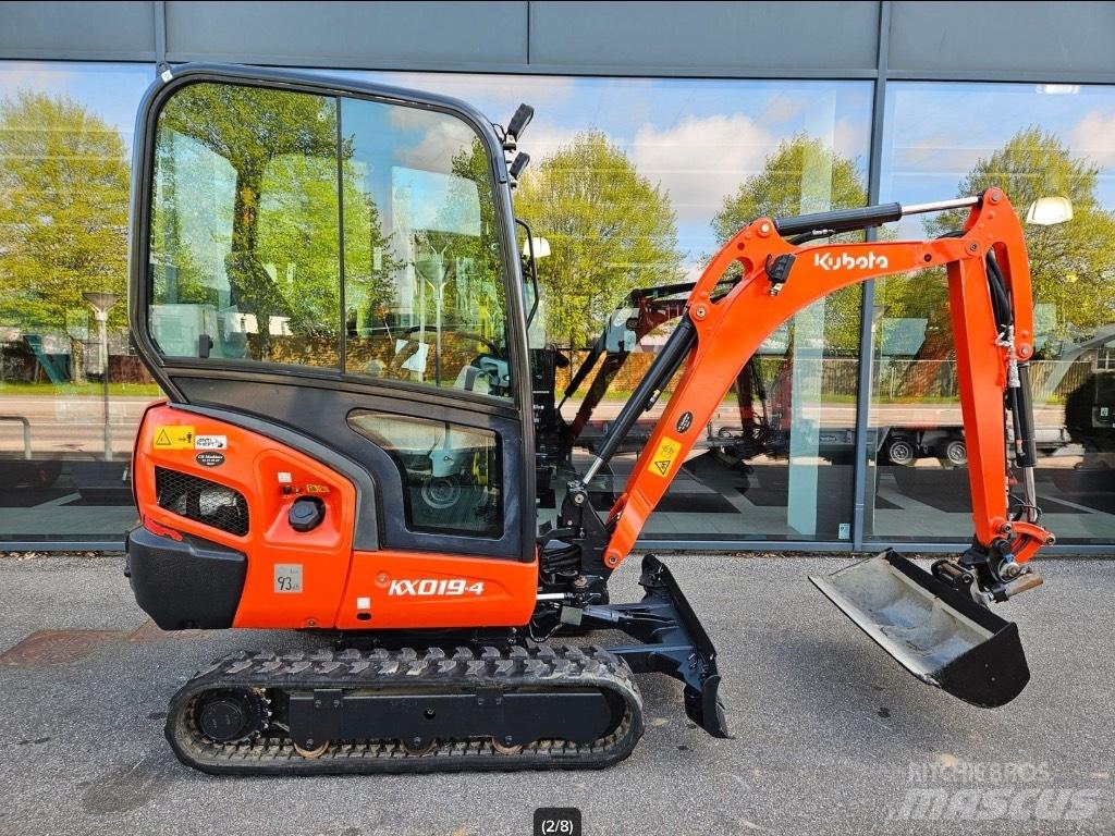 Kubota KX 019-4 Mini kotrók < 7t