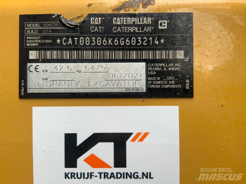 CAT erpillar 306 CR Mini kotrók < 7t