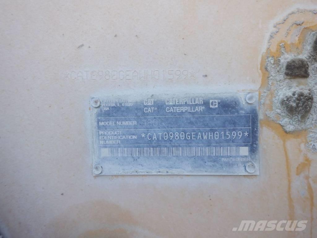 CAT 980 G II Gumikerekes homlokrakodók