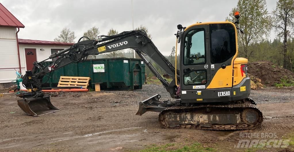 Volvo ECR 58 D Mini kotrók < 7t