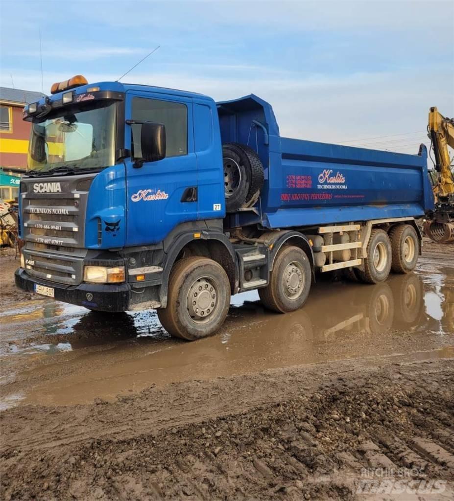 Scania R 420 8X4 Hidraulikus konténerszállító