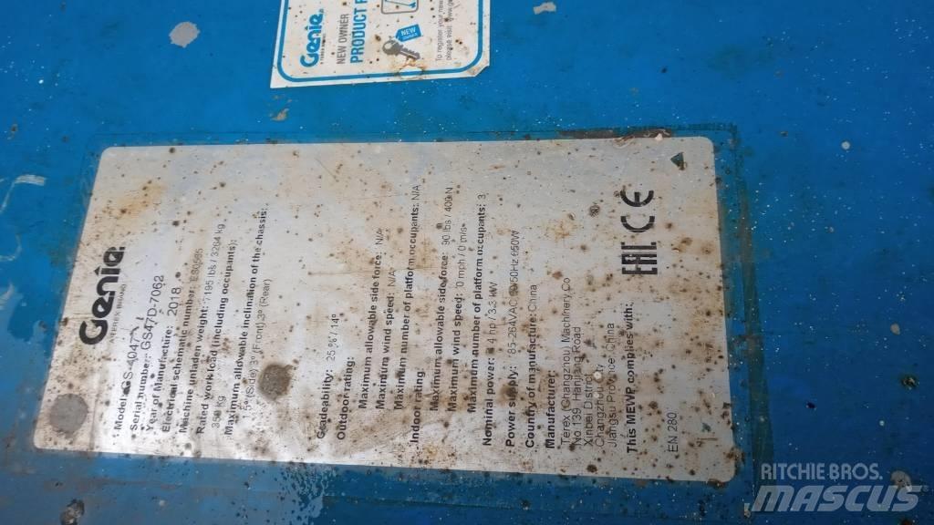 Genie GS4047 Ollós emelők
