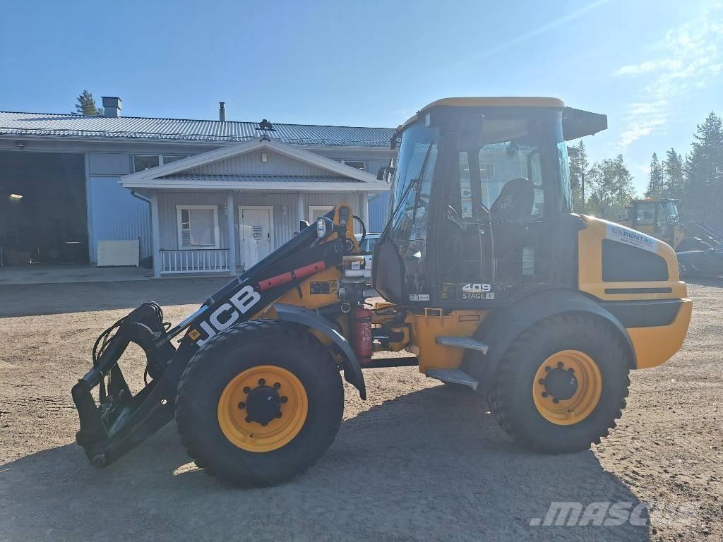 JCB 409 SV Gumikerekes homlokrakodók
