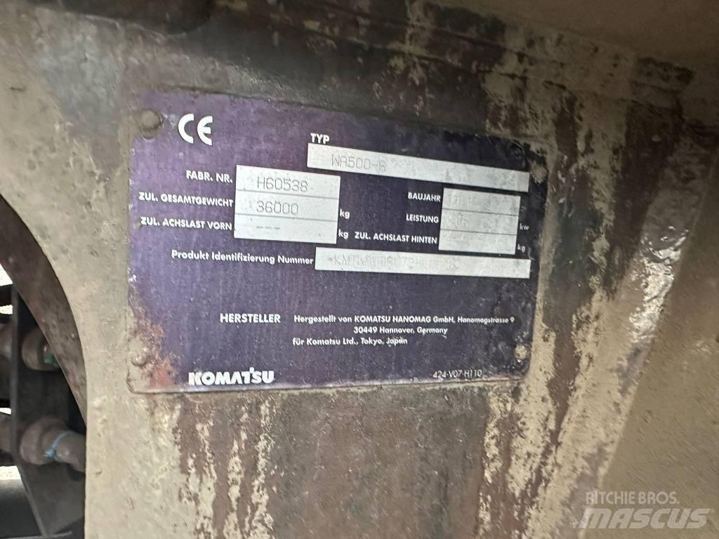 Komatsu WA 500-6 Gumikerekes homlokrakodók