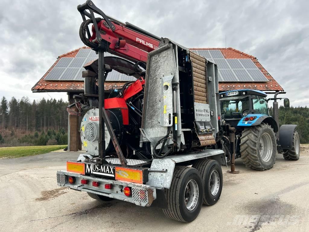 Mus-Max 8XL Fa hántoló, vágó, aprító