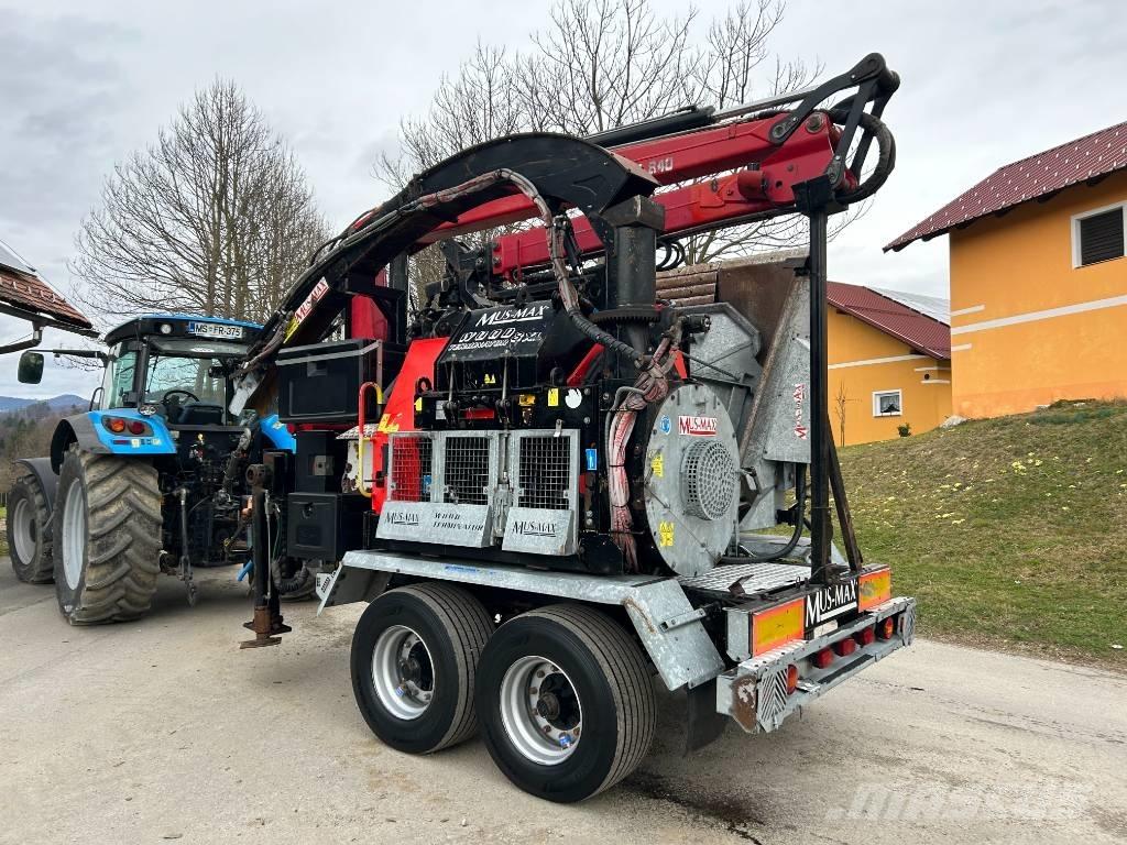 Mus-Max 8XL Fa hántoló, vágó, aprító