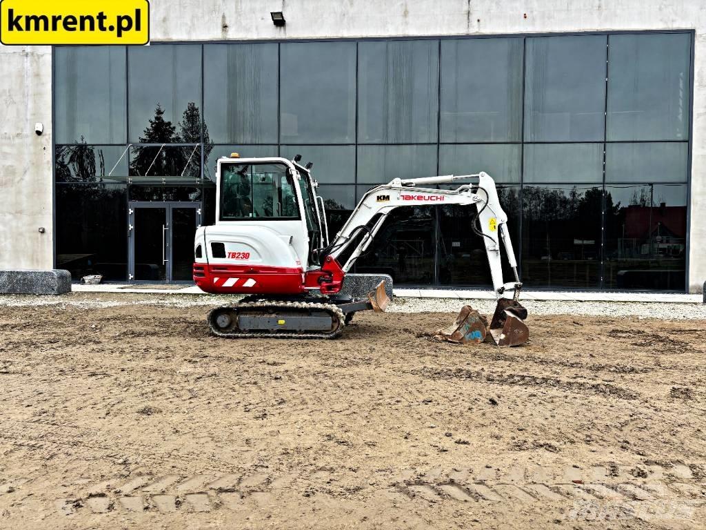 Takeuchi TB 230 Mini kotrók < 7t