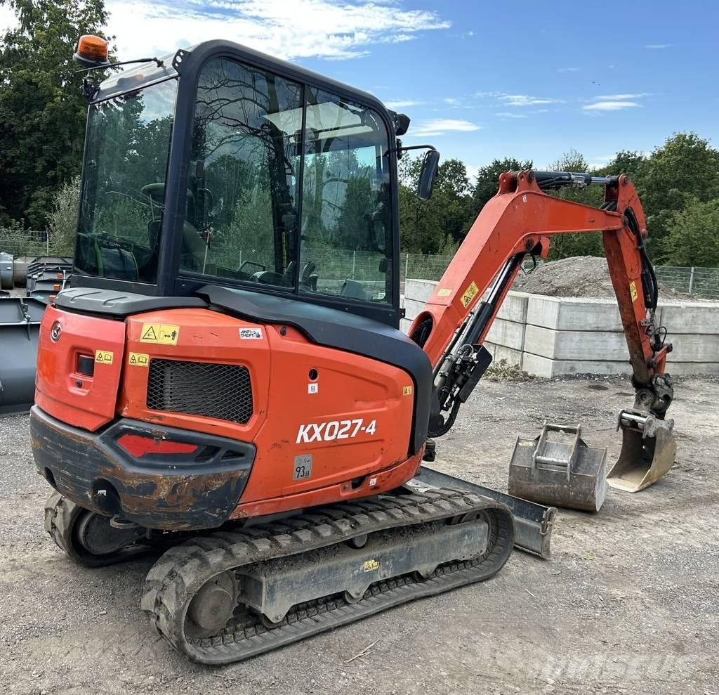 Kubota KX 027 Mini kotrók < 7t