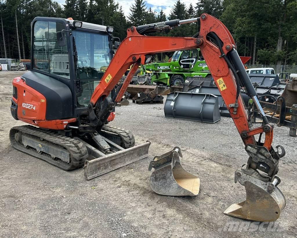 Kubota KX 027 Mini kotrók < 7t