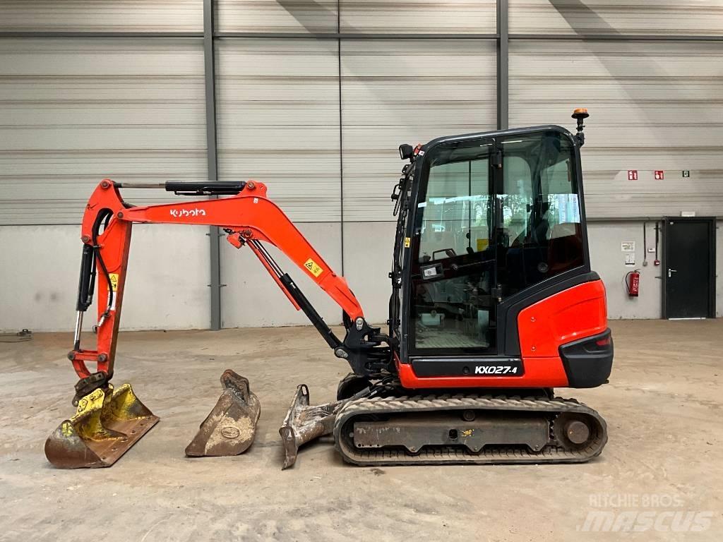 Kubota KX 027-4 Mini kotrók < 7t