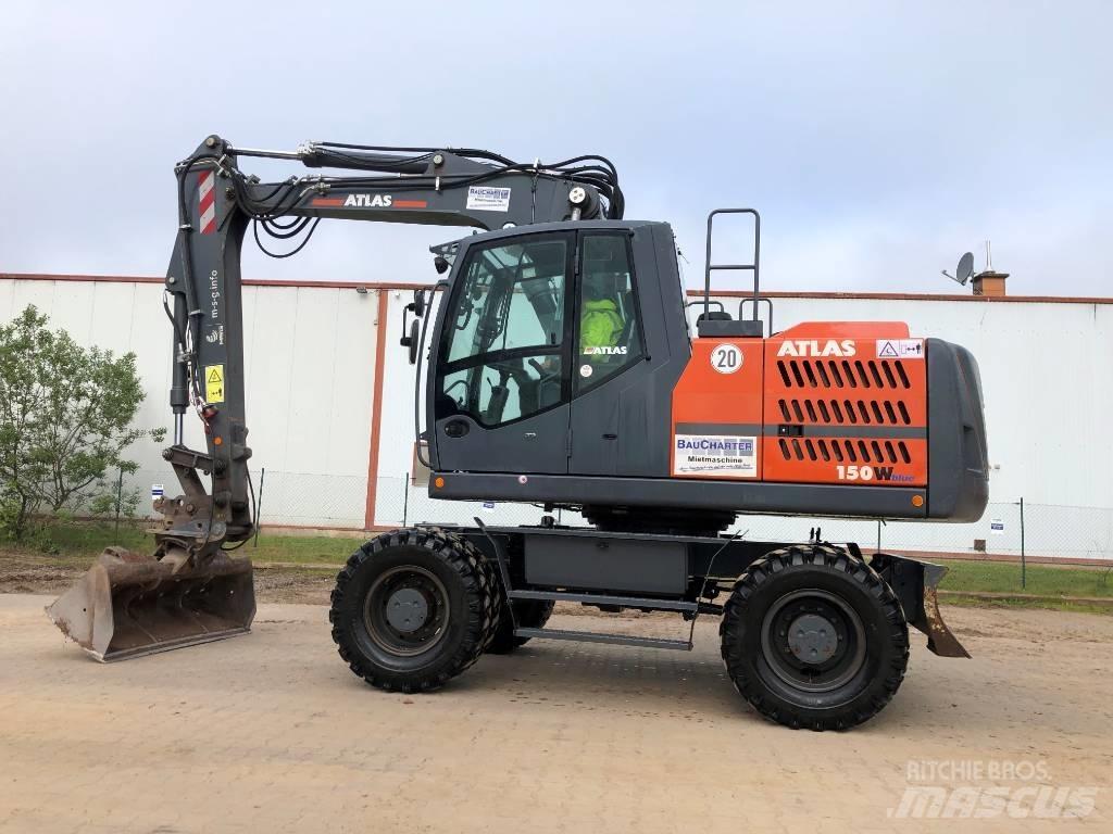 Atlas 150 W Gumikerekes kotrók