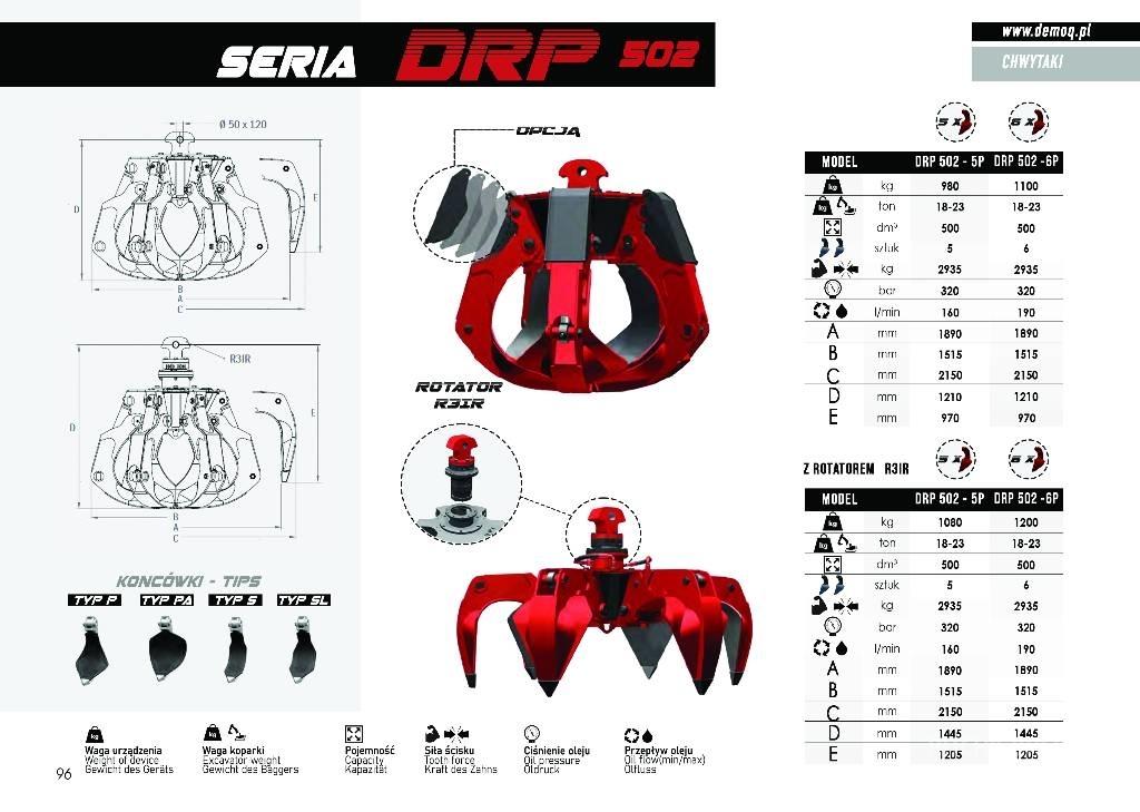  DEMOQ DRP300-5P Vágószerkezetek