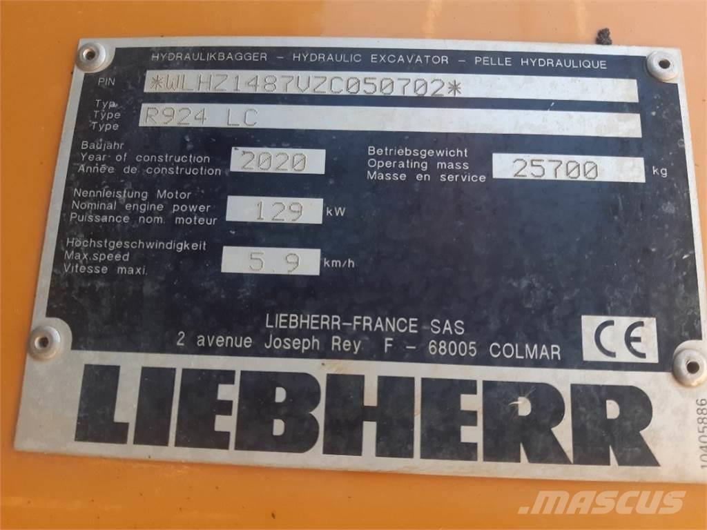 Liebherr R924 Lánctalpas kotrók